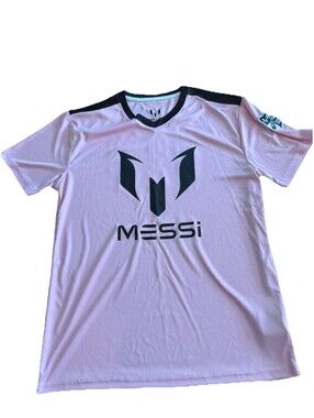 Messi Youth XXL Short Sleeved Shirt Pink